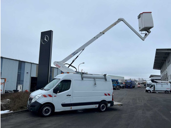 Camión con plataforma elevadora, Furgoneta Renault Master 2.3 dCi / France Elevateur 121FT, 12m: foto 2