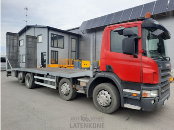 Camión portavehículos Scania P380 8x2 koneenkuljetusauto: foto 2