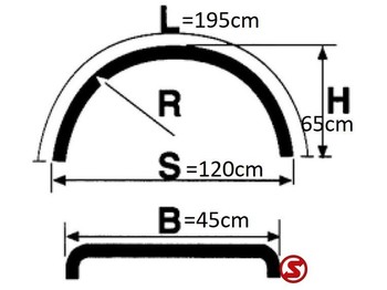 Guardabarros para Camión Diversen Occ Spatbord Greenflex: foto 3 Guardabarros para Camión Diversen Occ Spatbord Greenflex: foto 3