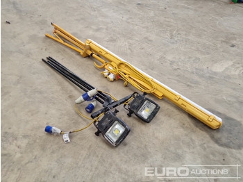 Equipo de construcción Elite/Nightsearcher 110/240 Volt LED Tripod Work Light (2 of): foto 3
