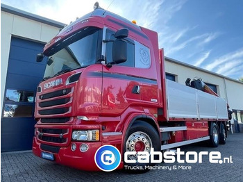 Camión grúa Scania R520  LB6X2*4HNB V8 Euro 6 - Bouwjaar 2013 - Highline - Opticruise  - Open box + Palfinger PK 24001-K B Autolaadkraan - Good condition !: foto 2 Camión grúa Scania R520  LB6X2*4HNB V8 Euro 6 - Bouwjaar 2013 - Highline - Opticruise  - Open box + Palfinger PK 24001-K B Autolaadkraan - Good condition !: foto 2
