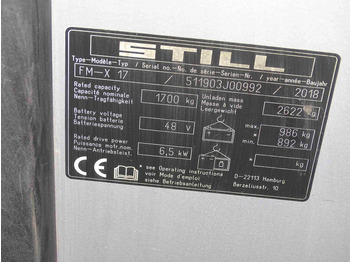 Retráctil Still FM-X17: foto 5 Retráctil Still FM-X17: foto 5