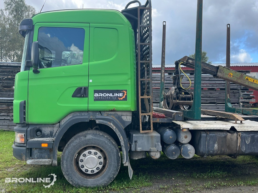 2001 Scania R144 6x4 Loglift + 1997 Närko TP3-RT-280 - Camión forestal, Camión grúa: foto 4 2001 Scania R144 6x4 Loglift + 1997 Närko TP3-RT-280 - Camión forestal, Camión grúa: foto 4