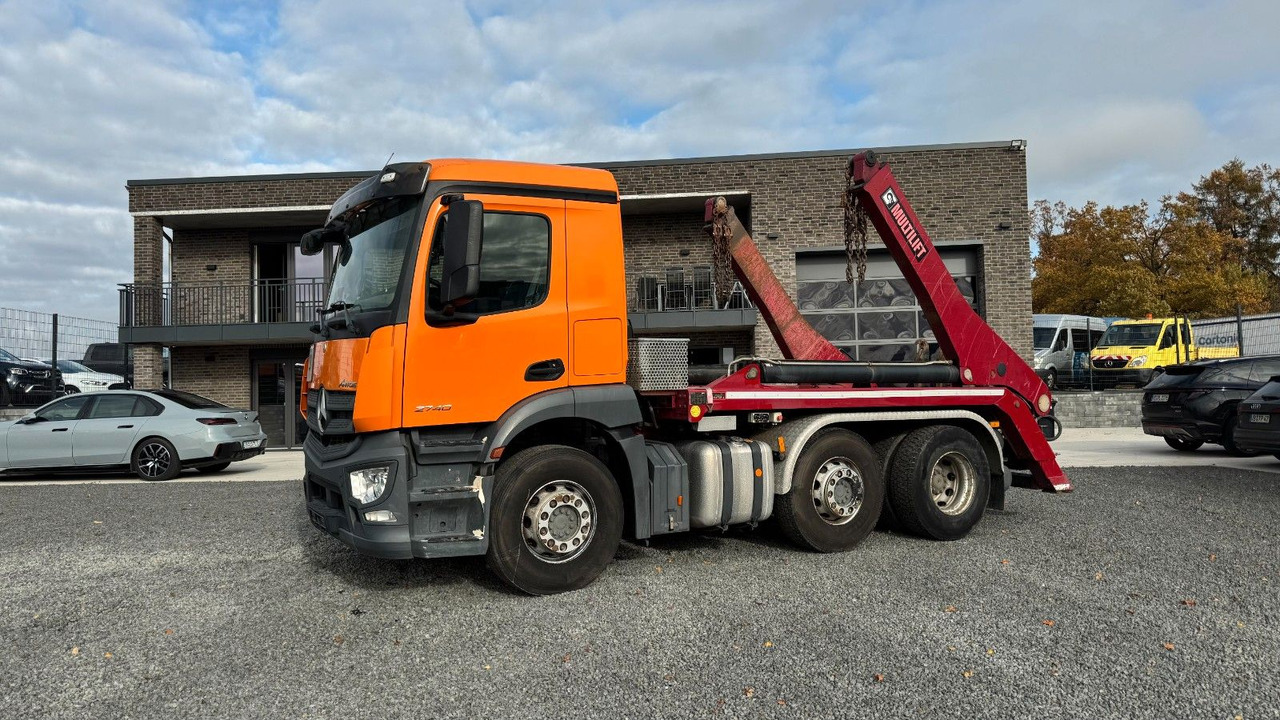 Mercedes-Benz Antos 2740 Absetzkipper Lift- und Lenkachse - Camión volquete: foto 1 Mercedes-Benz Antos 2740 Absetzkipper Lift- und Lenkachse - Camión volquete: foto 1