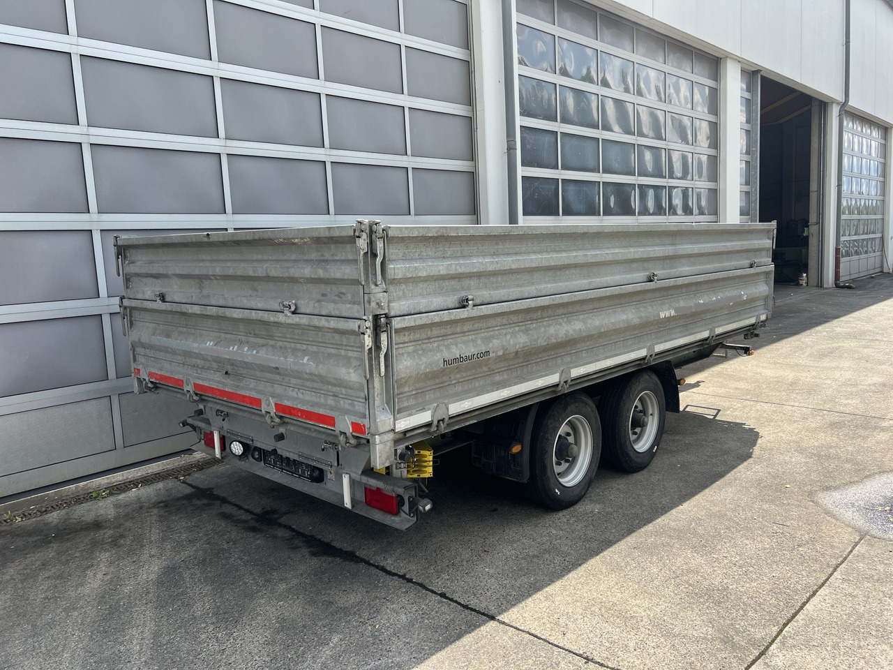 Humbaur D1AC Tandemkipper- Tieflader mit Aufsatz, neuwertig - Remolque volquete: foto 3 Humbaur D1AC Tandemkipper- Tieflader mit Aufsatz, neuwertig - Remolque volquete: foto 3