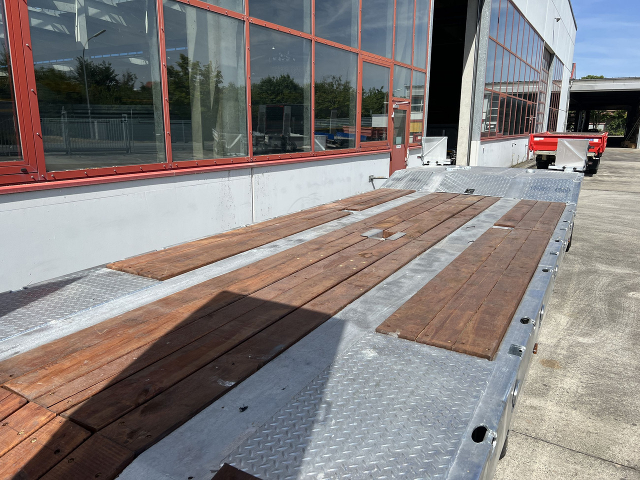 Remolque góndola rebajadas para transporte de equipos pesados nuevo Möslein T 2 Schwebheim  Neuer 2 Achs Tieflader- Anhänger, Verbreiterung: foto 7