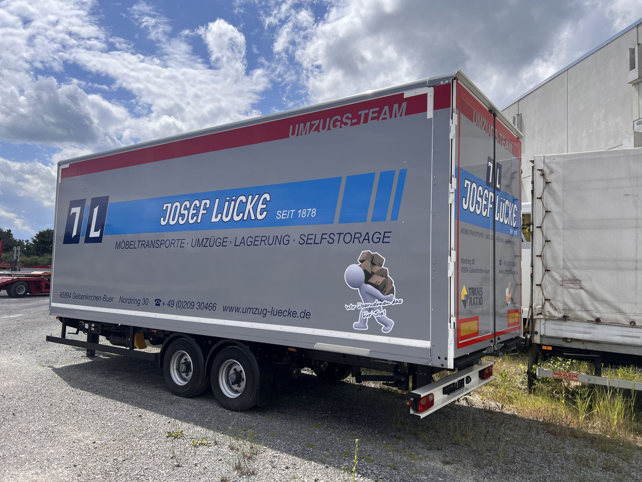 Möslein TKO 105 Schwebheim Tandem- Möbel Koffer- Anhänger - Remolque caja cerrada: foto 2 Möslein TKO 105 Schwebheim Tandem- Möbel Koffer- Anhänger - Remolque caja cerrada: foto 2