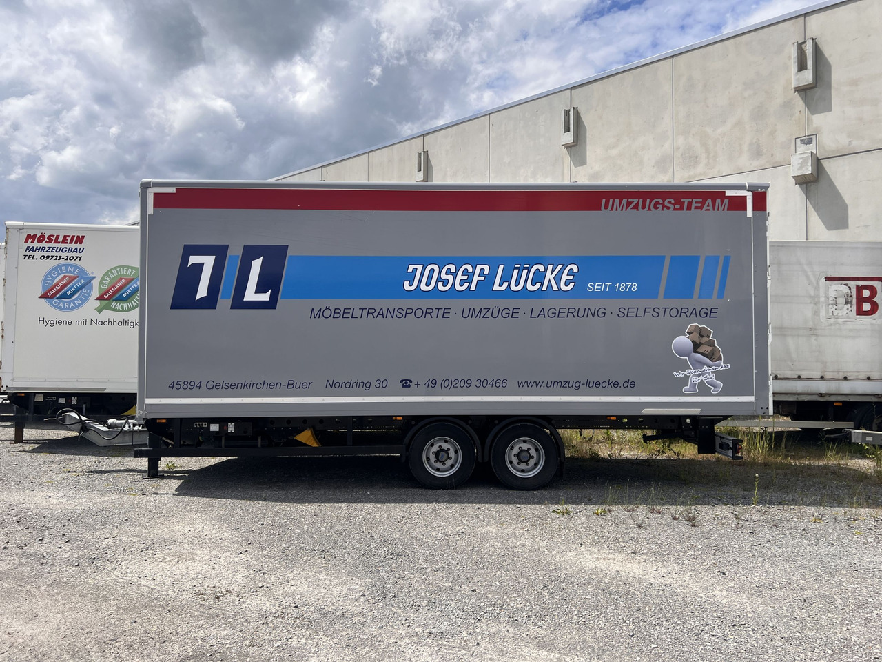 Möslein TKO 105 Schwebheim Tandem- Möbel Koffer- Anhänger - Remolque caja cerrada: foto 1 Möslein TKO 105 Schwebheim Tandem- Möbel Koffer- Anhänger - Remolque caja cerrada: foto 1