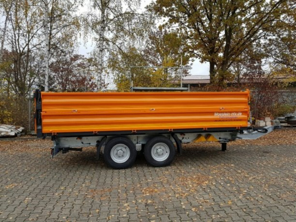 Möslein TTD13- BA Orange 13 t Tandem Kipper Tiefladermit Bordwand- Aufsatz-- Neufahrzeug -- - Remolque volquete: foto 1 Möslein TTD13- BA Orange 13 t Tandem Kipper Tiefladermit Bordwand- Aufsatz-- Neufahrzeug -- - Remolque volquete: foto 1