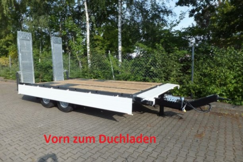 Remolque góndola rebajadas para transporte de equipos pesados nuevo Möslein TTT 13- 5,2 Weiß  Neuer Tandemtieflader 13 t GG: foto 8