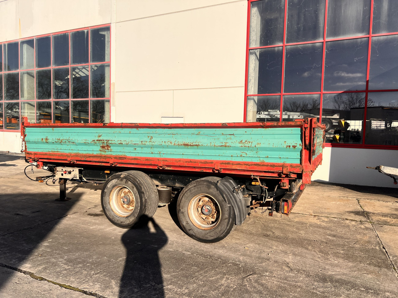 Obermaier OS2-TD190A 19 t Tandemkipper- Tieflader, Breitbereifung - Remolque volquete: foto 3 Obermaier OS2-TD190A 19 t Tandemkipper- Tieflader, Breitbereifung - Remolque volquete: foto 3