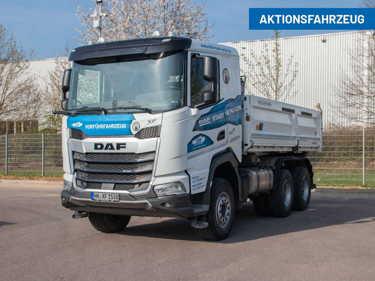 DAF FAT XFC 530 SL Meiller TRIGENIUS D 316 DAF FAT XFC 530 SL Meiller TRIGENIUS D 316 - Camión volquete: foto 1 DAF FAT XFC 530 SL Meiller TRIGENIUS D 316 DAF FAT XFC 530 SL Meiller TRIGENIUS D 316 - Camión volquete: foto 1
