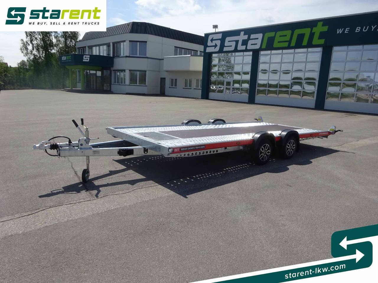 Brian James Trailers A-Transporter, Rampen, Alufelgen - Remolque portavehículos: foto 1 Brian James Trailers A-Transporter, Rampen, Alufelgen - Remolque portavehículos: foto 1