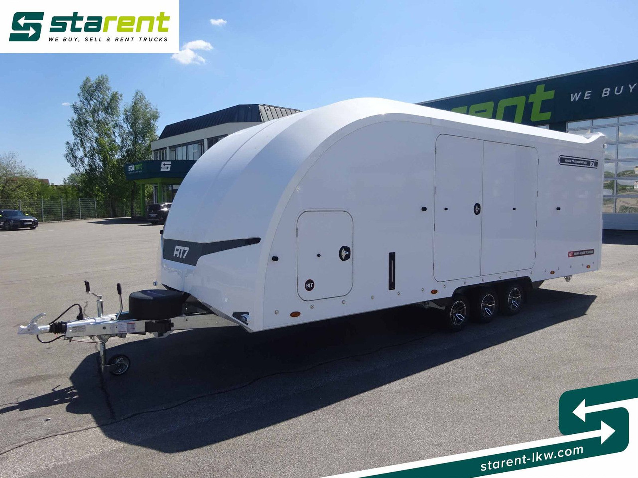 Brian James Trailers Race Transporter 7, Seilwinde - Remolque portavehículos: foto 1 Brian James Trailers Race Transporter 7, Seilwinde - Remolque portavehículos: foto 1
