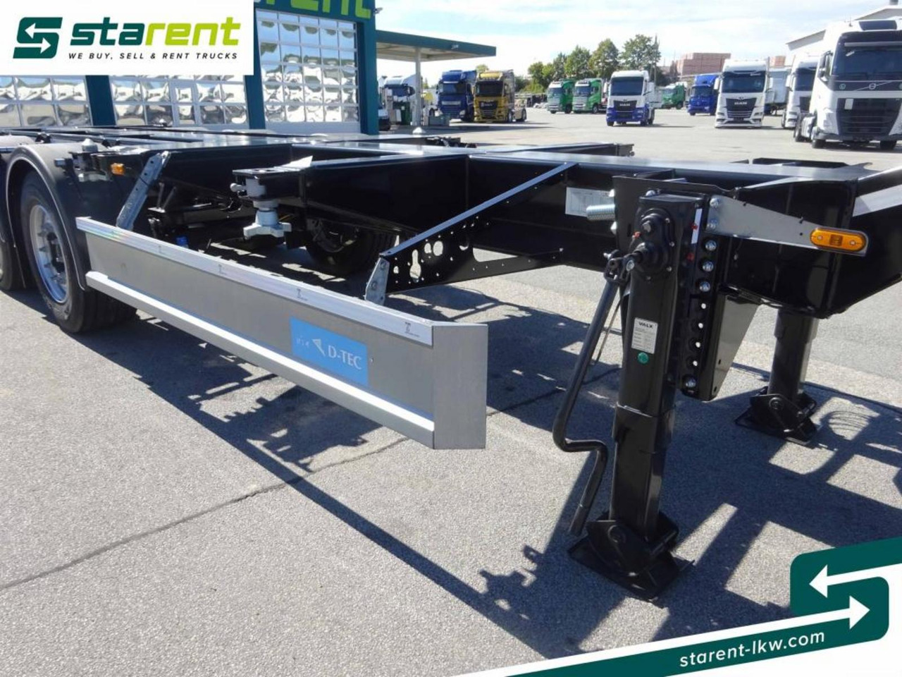 Remolque portacontenedore/ Intercambiable nuevo D-TEC Portmaster 1x20 / 2x20 / 1x30 / 1x40 / 1x45: foto 10