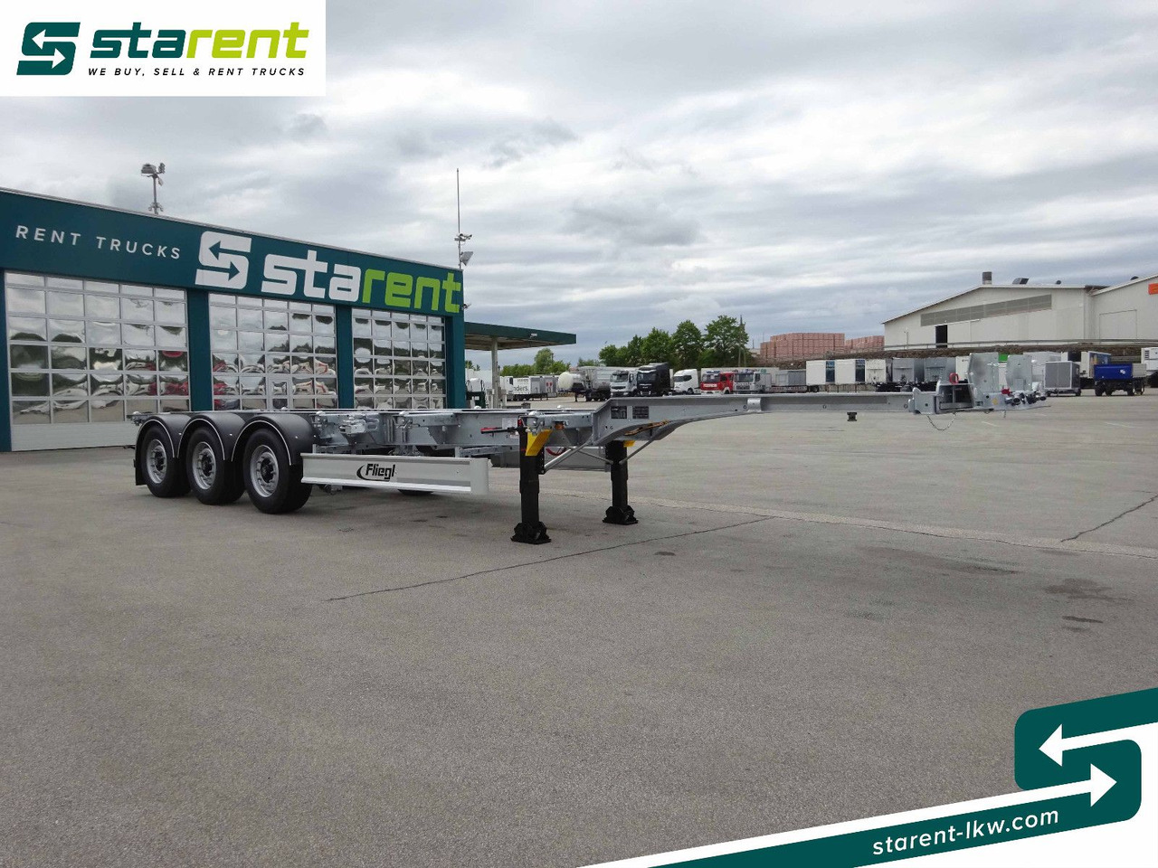 Fliegl Containerchassis ADR, 1x20/2x20/1x30/1x40/1x45 - Semirremolque portacontenedore/ Intercambiable: foto 3 Fliegl Containerchassis ADR, 1x20/2x20/1x30/1x40/1x45 - Semirremolque portacontenedore/ Intercambiable: foto 3
