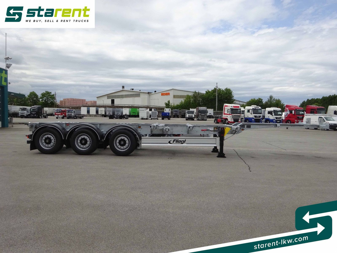 Fliegl Containerchassis ADR, 1x20/2x20/1x30/1x40/1x45 - Semirremolque portacontenedore/ Intercambiable: foto 4 Fliegl Containerchassis ADR, 1x20/2x20/1x30/1x40/1x45 - Semirremolque portacontenedore/ Intercambiable: foto 4