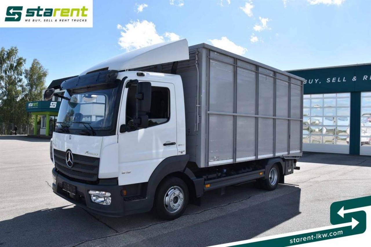 Mercedes Benz 818 Viehtransporter Scheuwimmer Aufbau - Camión transporte de ganado: foto 1 Mercedes Benz 818 Viehtransporter Scheuwimmer Aufbau - Camión transporte de ganado: foto 1