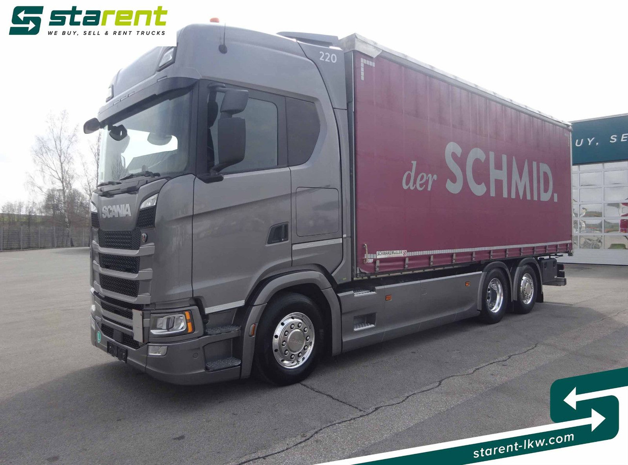 Scania S500 Planen Aufbau Schwarzmüller 6x2, Standklima - Camión lona: foto 1 Scania S500 Planen Aufbau Schwarzmüller 6x2, Standklima - Camión lona: foto 1