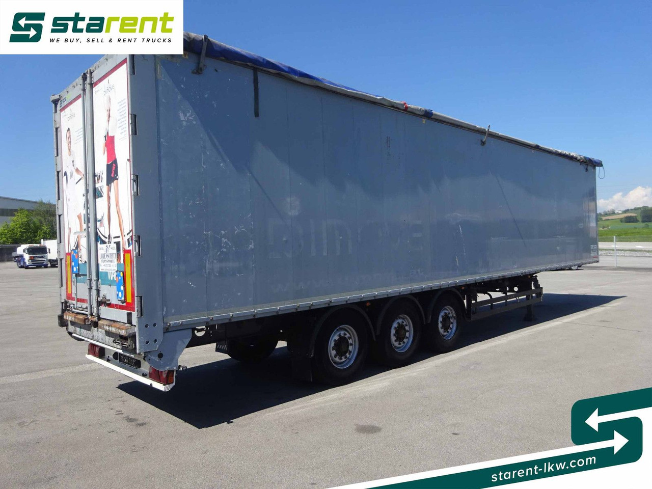Schwarzmüller Schubbodenauflieger, 92 m³, Funkfernbedienung - Semirremolque piso movil: foto 5 Schwarzmüller Schubbodenauflieger, 92 m³, Funkfernbedienung - Semirremolque piso movil: foto 5