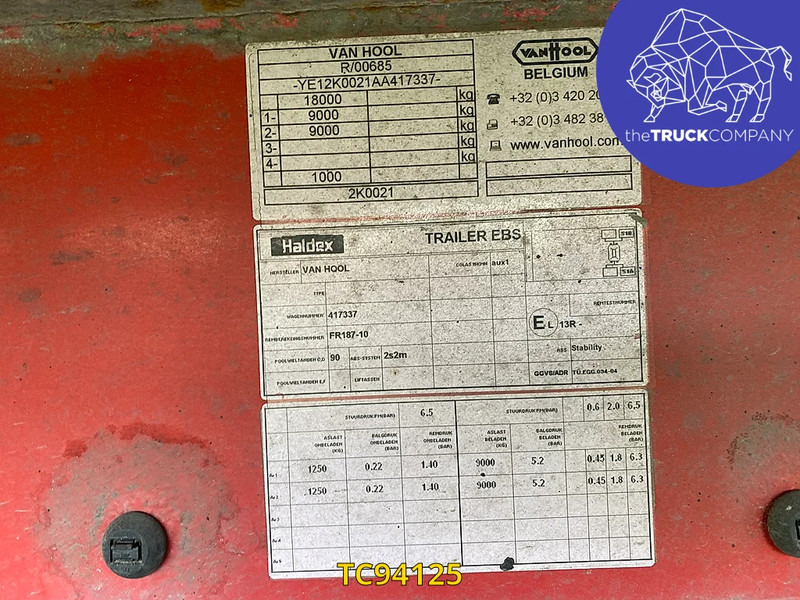 Van Hool - Remolque frigorífico: foto 4 Van Hool - Remolque frigorífico: foto 4