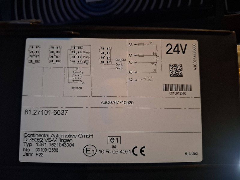 Camión portacontenedore/ Intercambiable MAN 26.510 TGX GX 6X2 INTARDER: foto 19 Camión portacontenedore/ Intercambiable MAN 26.510 TGX GX 6X2 INTARDER: foto 19