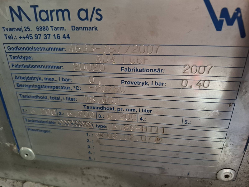 Camión cisterna Scania R480 6X4 WATER 18600 LTR: foto 17 Camión cisterna Scania R480 6X4 WATER 18600 LTR: foto 17