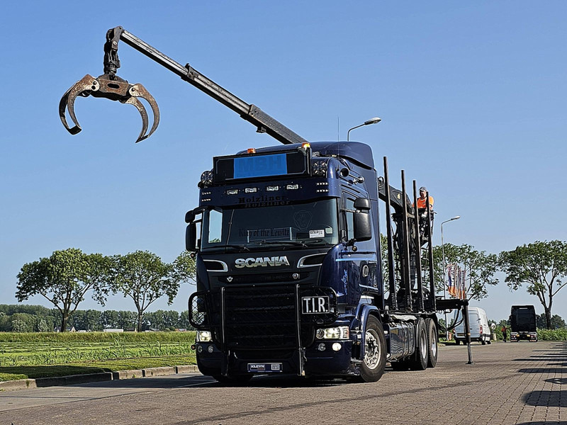 Scania R730 PALFING M120 WOOD - Camión forestal, Camión grúa: foto 1 Scania R730 PALFING M120 WOOD - Camión forestal, Camión grúa: foto 1