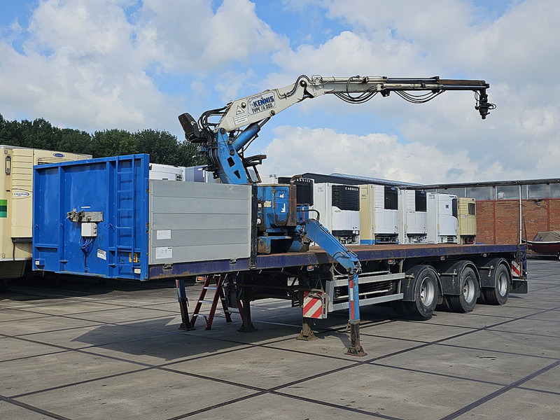 Vogelzang VO2-STG-15-30-STN Crane Kran Kraan - Semirremolque plataforma/ Caja abierta: foto 1 Vogelzang VO2-STG-15-30-STN Crane Kran Kraan - Semirremolque plataforma/ Caja abierta: foto 1