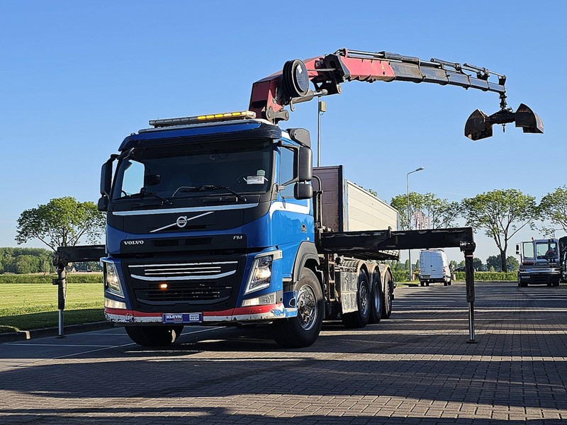 Volvo FM 460 8X2 HMF 3220 K5 - Camión caja abierta, Camión grúa: foto 1 Volvo FM 460 8X2 HMF 3220 K5 - Camión caja abierta, Camión grúa: foto 1