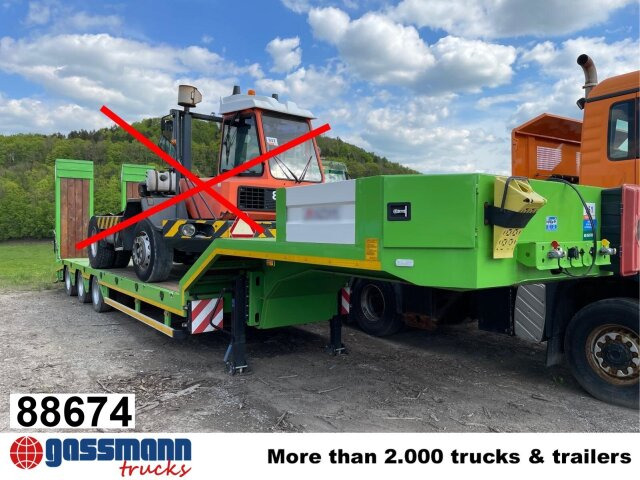 ALPSAN 56t, hydr. Rampen, Verbr. auf 3m - Semirremolque góndola rebajadas: foto 1 ALPSAN 56t, hydr. Rampen, Verbr. auf 3m - Semirremolque góndola rebajadas: foto 1