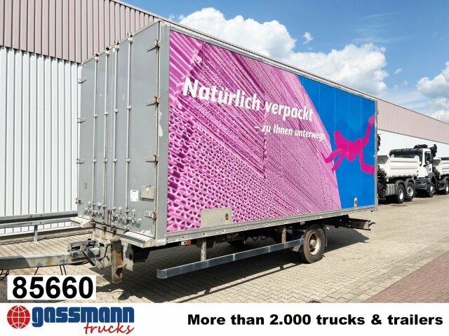 Ackermann Ackermann, Z-LA-F 6.5/5.2 E, durchladbar, 42 cbm - Remolque caja cerrada: foto 1 Ackermann Ackermann, Z-LA-F 6.5/5.2 E, durchladbar, 42 cbm - Remolque caja cerrada: foto 1