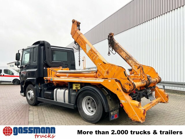 Camión portacontenedor de cadenas DAF CF 290 4x2, Tele-Absetzer: foto 14