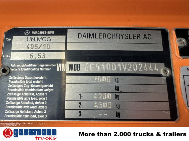 Unimog U300 405/10 4x4, Kommunalhydraulik, - Furgoneta: foto 5 Unimog U300 405/10 4x4, Kommunalhydraulik, - Furgoneta: foto 5