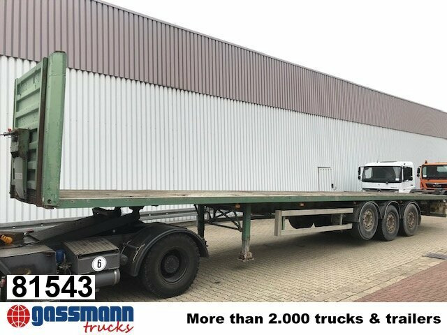 General Trailer SYY3FP Plattformauflieger, Liftachse - Semirremolque plataforma/ Caja abierta: foto 1 General Trailer SYY3FP Plattformauflieger, Liftachse - Semirremolque plataforma/ Caja abierta: foto 1