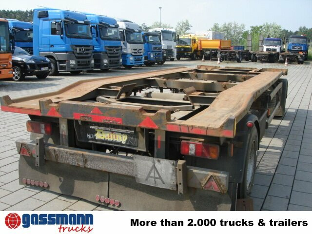 Hüffermann HAR 1870 - Remolque multilift/ Portacontenedores de cadenas: foto 4 Hüffermann HAR 1870 - Remolque multilift/ Portacontenedores de cadenas: foto 4