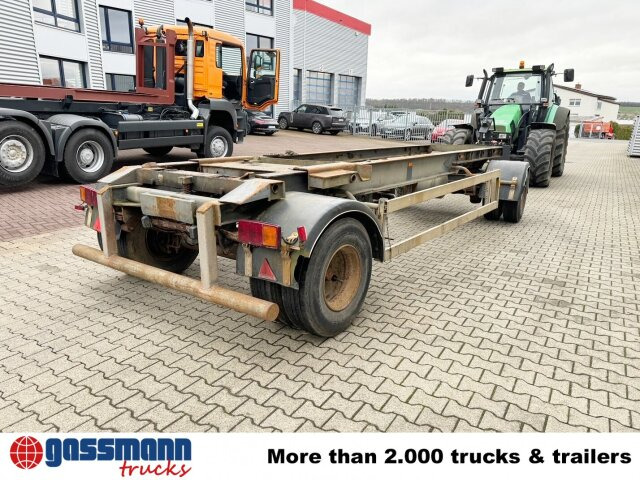 Hüffermann HSA 18.70, Schlittenabroller - Remolque multilift/ Portacontenedores de cadenas: foto 4 Hüffermann HSA 18.70, Schlittenabroller - Remolque multilift/ Portacontenedores de cadenas: foto 4