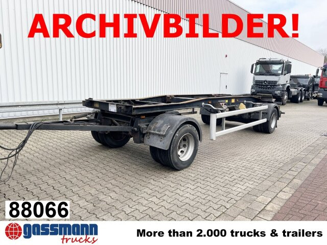 Hüffermann HUEFFERMANN HSA 18.65 Schlittenabroller - Remolque multilift/ Portacontenedores de cadenas: foto 1 Hüffermann HUEFFERMANN HSA 18.65 Schlittenabroller - Remolque multilift/ Portacontenedores de cadenas: foto 1