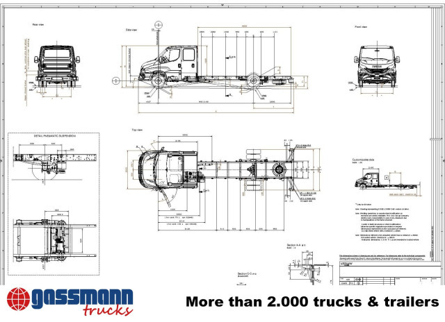 Iveco Daily 72C18H/P DK 4x2, Nebenantrieb, Mehrfach - Camión chasis: foto 5 Iveco Daily 72C18H/P DK 4x2, Nebenantrieb, Mehrfach - Camión chasis: foto 5