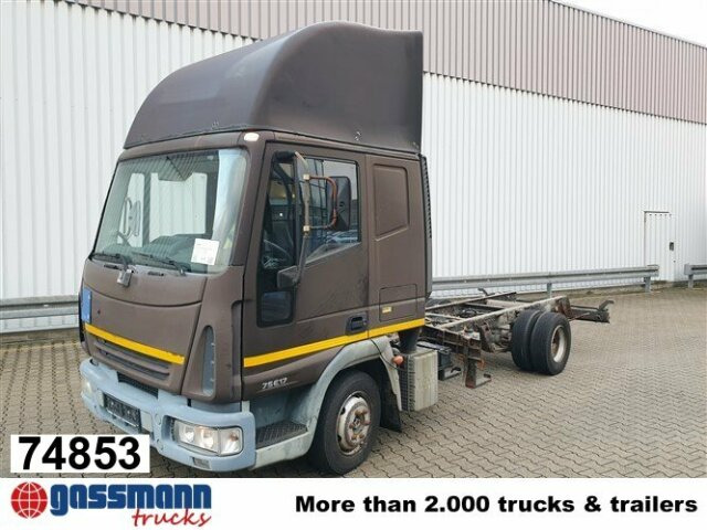Iveco EuroCargo 75 E 17/4x2, 6x VORHANDEN! - Camión caja cerrada: foto 1 Iveco EuroCargo 75 E 17/4x2, 6x VORHANDEN! - Camión caja cerrada: foto 1