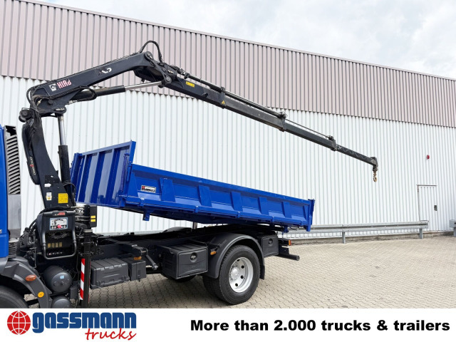 Iveco EuroCargo ML120E28K 4x2 mit Kran Hiab XS088 ES-3 - Camión volquete, Camión grúa: foto 2 Iveco EuroCargo ML120E28K 4x2 mit Kran Hiab XS088 ES-3 - Camión volquete, Camión grúa: foto 2