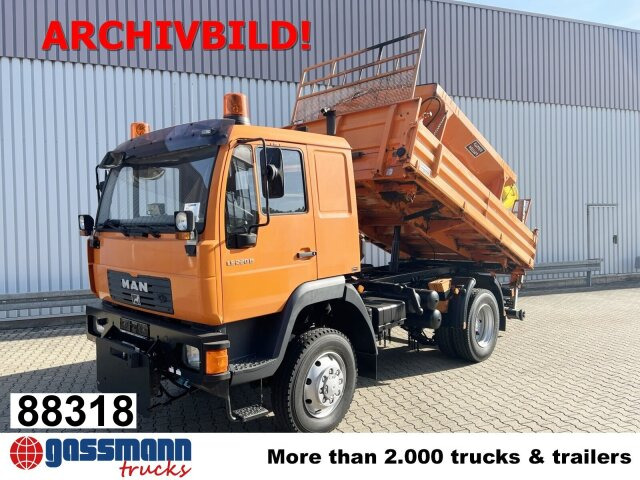 MAN 14.225 LAK 4x4 BB, Winterdienstausstattung - Camión volquete: foto 1 MAN 14.225 LAK 4x4 BB, Winterdienstausstattung - Camión volquete: foto 1