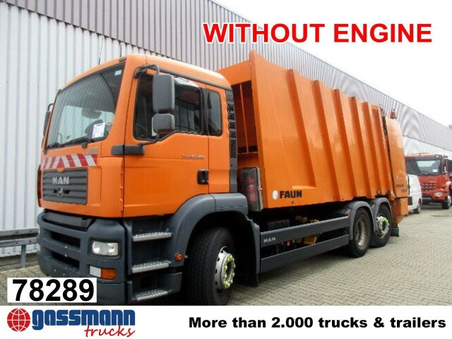 MAN TGA 26.350/400 6x2-2BL FAUN POWER PRESS 524, - Camión de basura: foto 1 MAN TGA 26.350/400 6x2-2BL FAUN POWER PRESS 524, - Camión de basura: foto 1