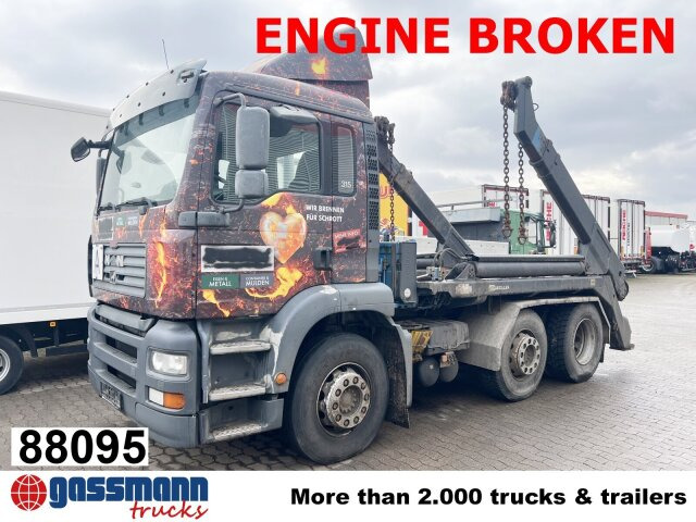 MAN TGA 26.410 6X2/4 BL, Vorlauf Lenk-Liftachse, - Camión portacontenedor de cadenas: foto 1 MAN TGA 26.410 6X2/4 BL, Vorlauf Lenk-Liftachse, - Camión portacontenedor de cadenas: foto 1