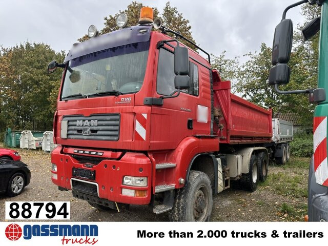 MAN TGA 26.480 6X6H BL, HYDRODRIVE, Intarder, - Camión volquete: foto 1 MAN TGA 26.480 6X6H BL, HYDRODRIVE, Intarder, - Camión volquete: foto 1