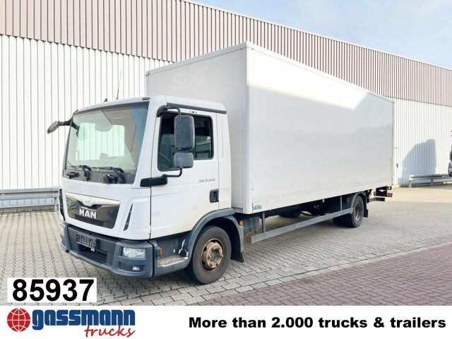 MAN TGL 12.250/340 4X2 BL mit Dhollandia LBW, 42 cbm - Camión caja cerrada: foto 1 MAN TGL 12.250/340 4X2 BL mit Dhollandia LBW, 42 cbm - Camión caja cerrada: foto 1