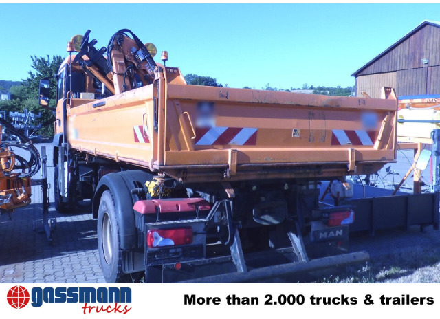 MAN TGS 18.320 4x4 BB, Winterdienstausstattung, Kran - Camión volquete, Camión grúa: foto 2 MAN TGS 18.320 4x4 BB, Winterdienstausstattung, Kran - Camión volquete, Camión grúa: foto 2