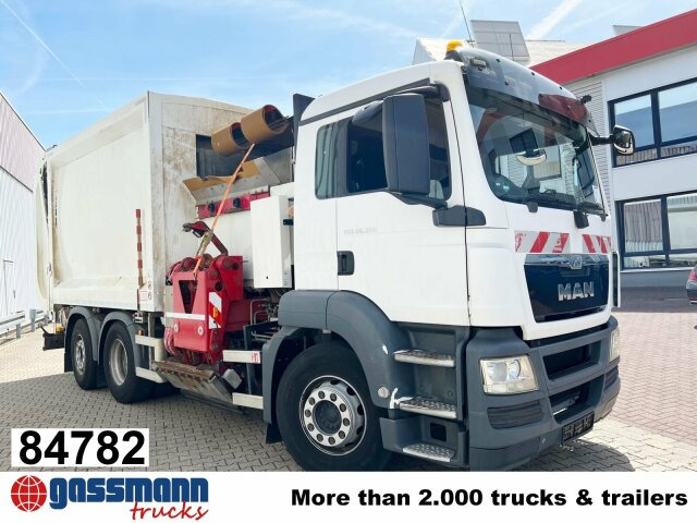 MAN TGS 26.320/400 6x2-4 LL, Rechtslenker, Retarder, - Camión de basura: foto 1 MAN TGS 26.320/400 6x2-4 LL, Rechtslenker, Retarder, - Camión de basura: foto 1