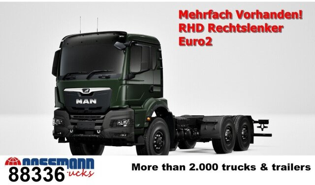 MAN TGS 33.440 6x6 BB CH RHD, Euro2, Rechtslenker, - Camión chasis: foto 1 MAN TGS 33.440 6x6 BB CH RHD, Euro2, Rechtslenker, - Camión chasis: foto 1