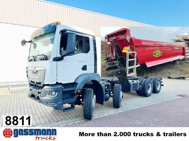MAN TGS 35.480 8x6H BL CH, HydroDrive, Navi, Meiller - Dúmper: foto 1 MAN TGS 35.480 8x6H BL CH, HydroDrive, Navi, Meiller - Dúmper: foto 1